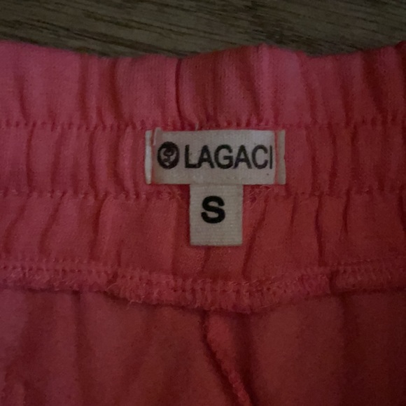New Without Tags, LAGACI Splish Splash Hot Pink Comfy Mini Shorts - Picture 9 of 16
